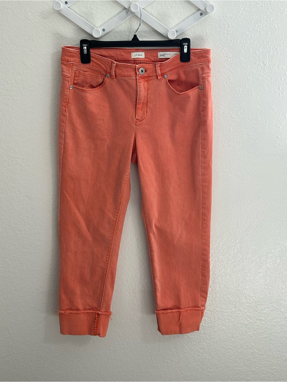 J. Jill Denim Authentic Fit Cropped Jeans Womens Size 10